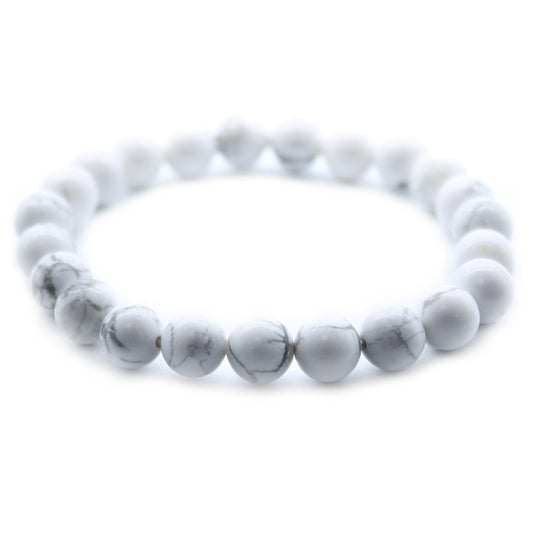 Power Bracelet - White Jasper